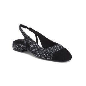 ROCKPORT Black Sagey Slip On Slingback Comfort Dress Flats